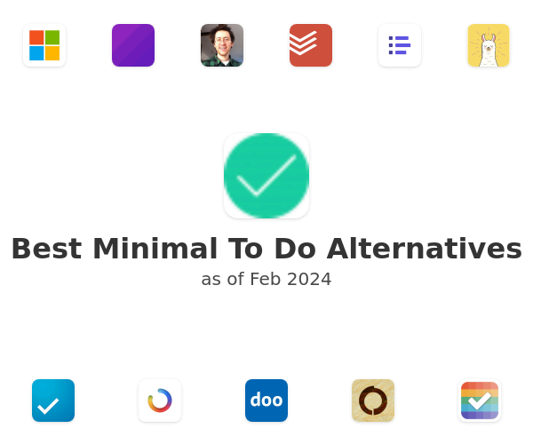 Best Minimal To Do Alternatives