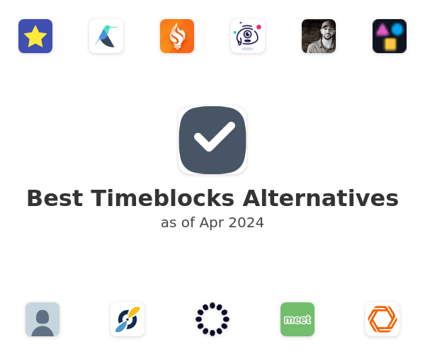 Best Timeblocks Alternatives