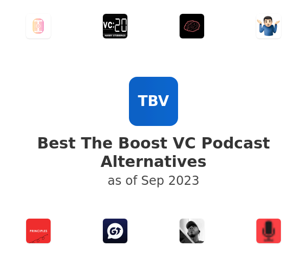 Best The Boost VC Podcast Alternatives