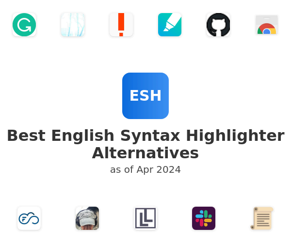 Best English Syntax Highlighter Alternatives