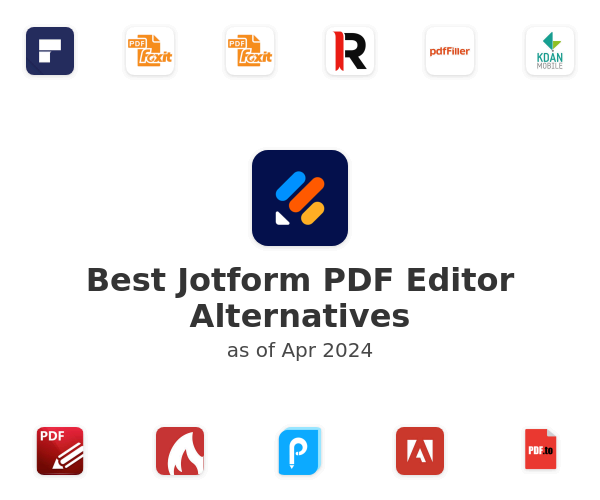 Best JotForm PDF Editor Alternatives