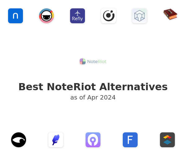 Best NoteRiot Alternatives