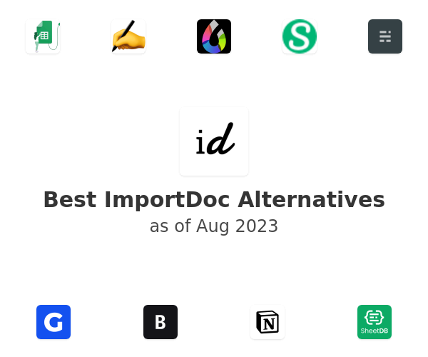 Best ImportDoc Alternatives