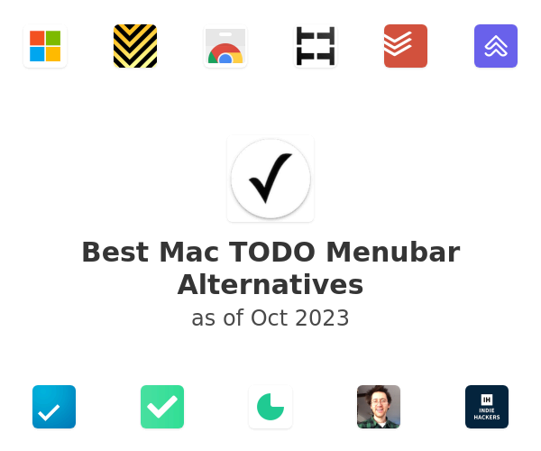 Best Mac TODO Menubar Alternatives