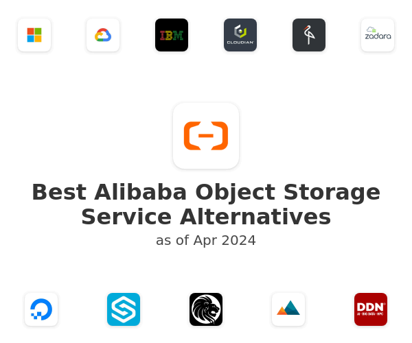 Best Alibaba Object Storage Service Alternatives