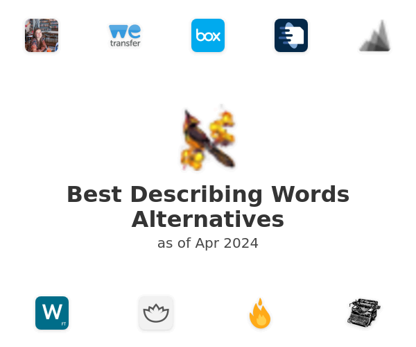 Best Describing Words Alternatives