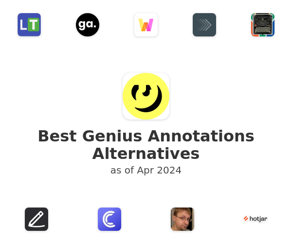 Best Genius Annotations Alternatives