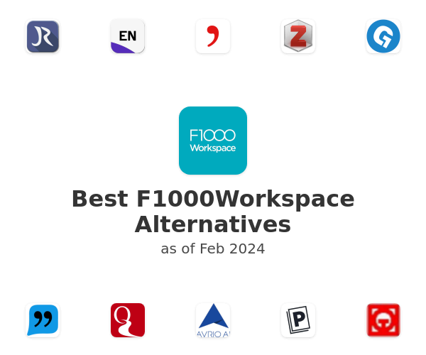Best F1000Workspace Alternatives