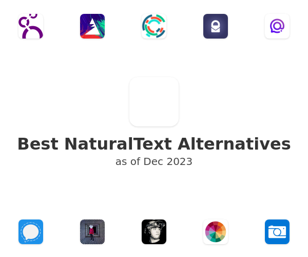 Best NaturalText Alternatives