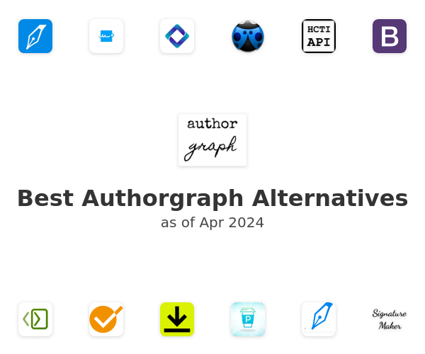 Best Authorgraph Alternatives