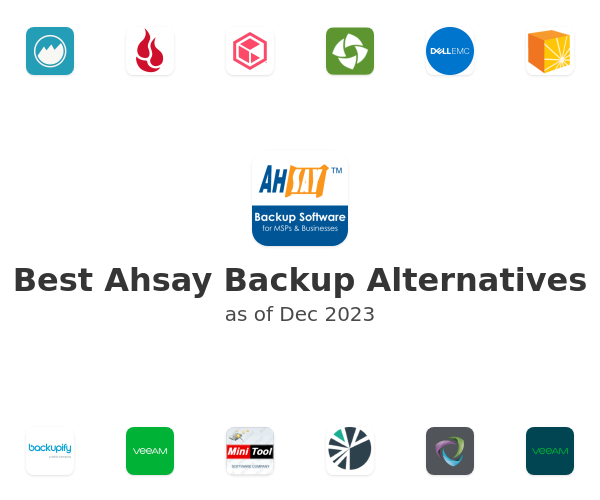 Best Ahsay Backup Alternatives