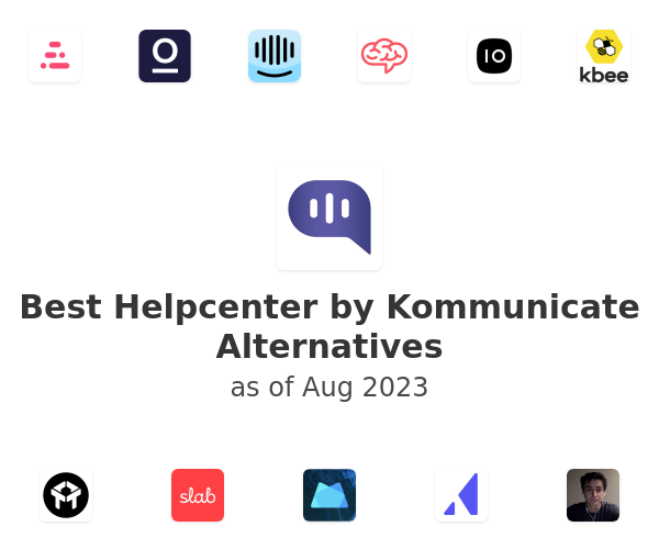 Best Helpcenter by Kommunicate Alternatives