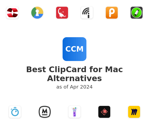 Best ClipCard for Mac Alternatives