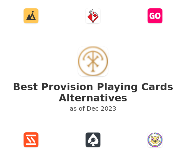 Best Provision Playing Cards Alternatives