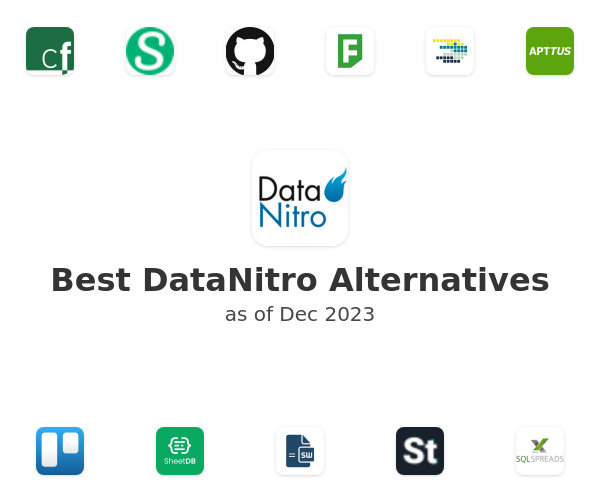 Best DataNitro Alternatives