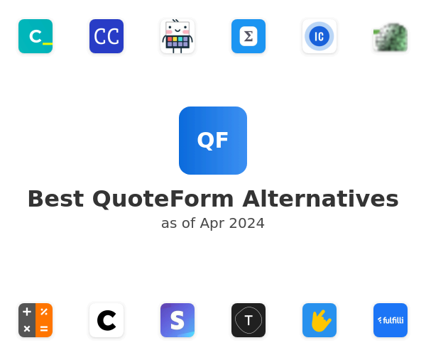 Best QuoteForm Alternatives