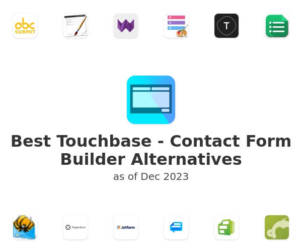 Best Touchbase - Contact Form Builder Alternatives