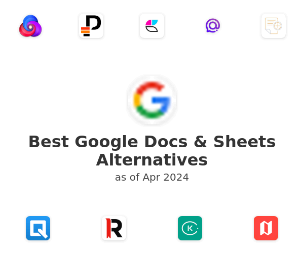 Best Google Docs & Sheets Alternatives