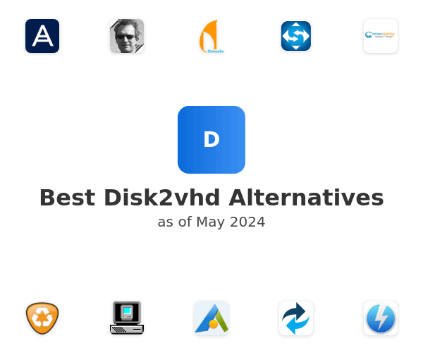 Best Disk2vhd Alternatives