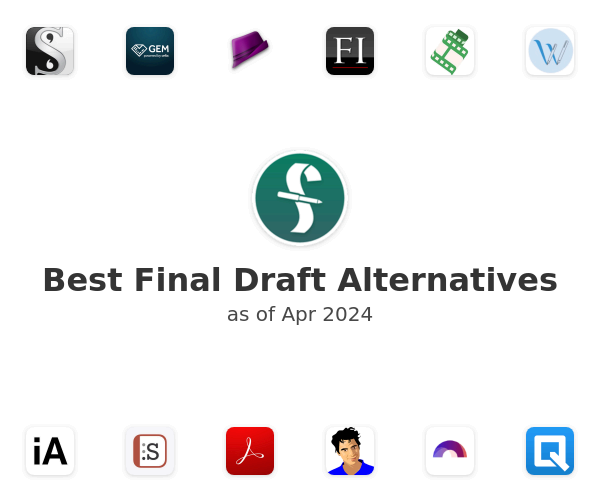 Best Final Draft Alternatives