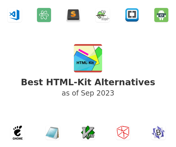 Best HTML-Kit Alternatives