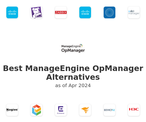 Best ManageEngine OpManager Alternatives