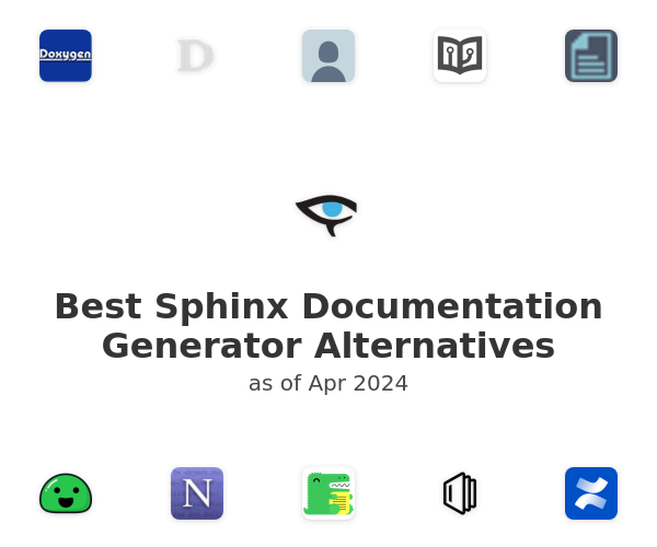 Best Sphinx Documentation Generator Alternatives
