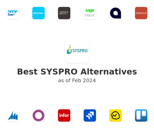 Best SYSPRO Alternatives