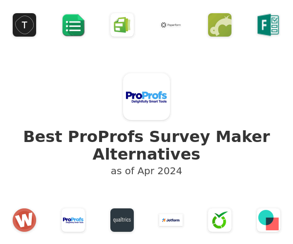 Best ProProfs Survey Maker Alternatives