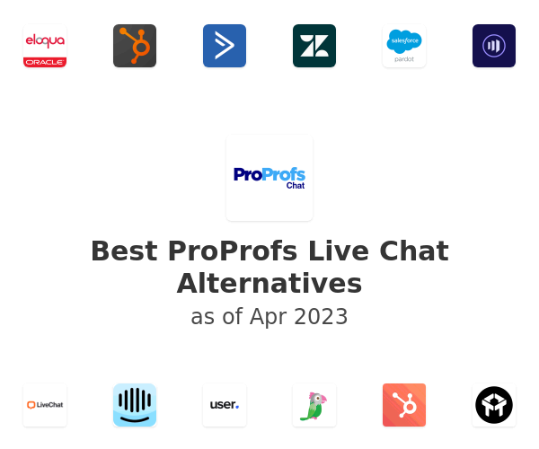 Best ProProfs Live Chat Alternatives