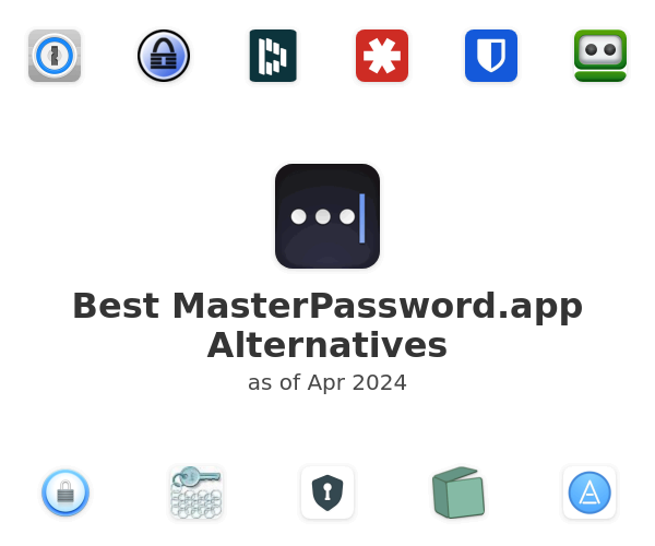 Best MasterPassword.app Alternatives