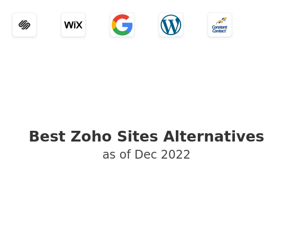 Best Zoho Sites Alternatives
