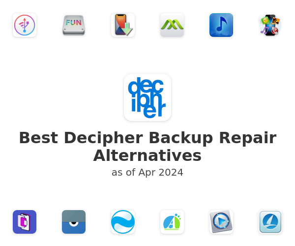 Best Decipher Backup Repair Alternatives