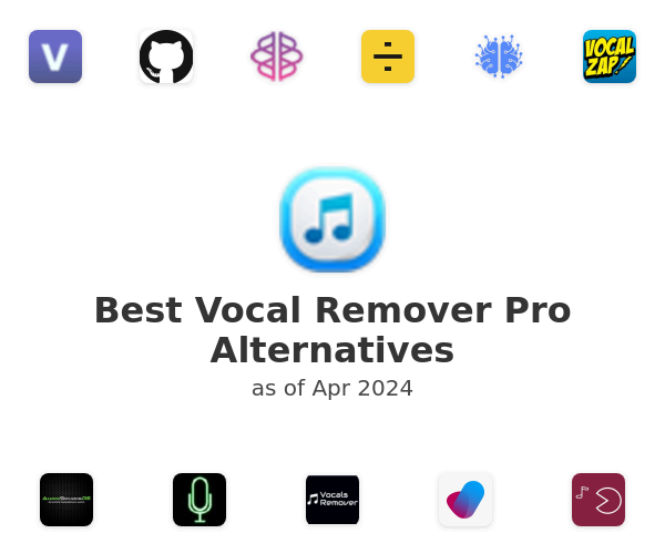Best Vocal Remover Pro Alternatives
