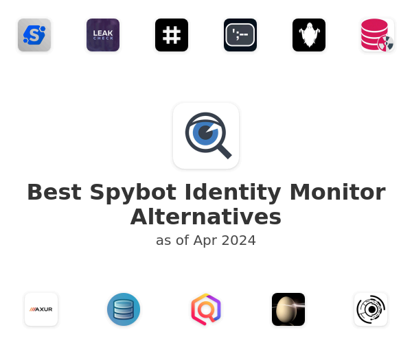 Best Spybot Identity Monitor Alternatives