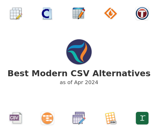 Best Modern CSV Alternatives
