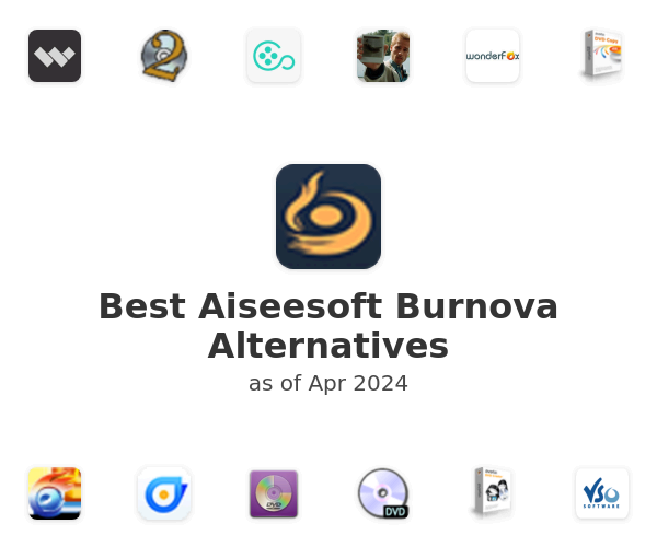 Best Aiseesoft Burnova Alternatives