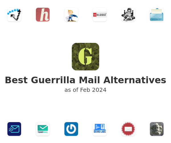 Best Guerrilla Mail Alternatives