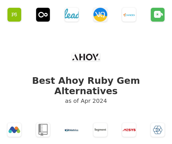 Best Ahoy Ruby Gem Alternatives