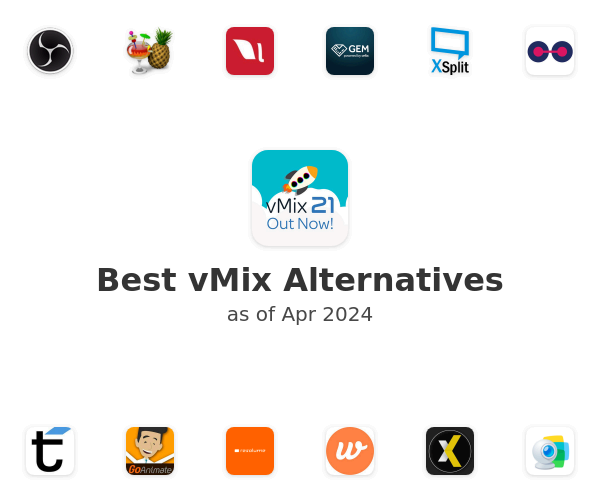 Best vMix Alternatives
