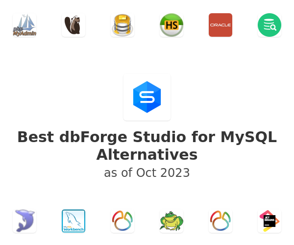Best dbForge Studio for MySQL Alternatives