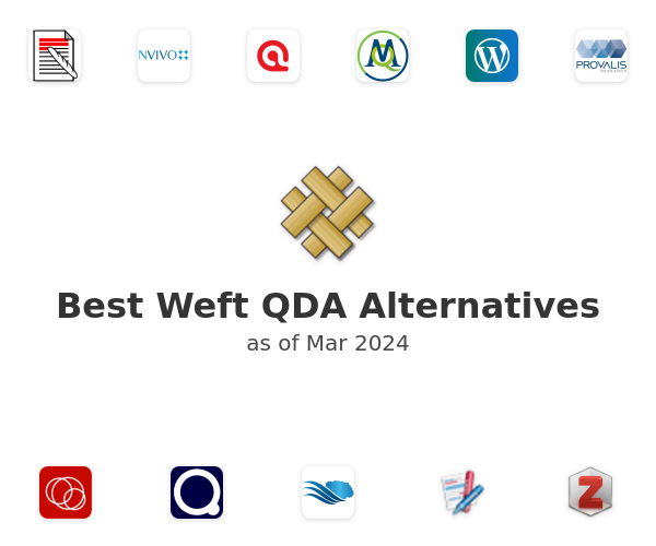 The 13 Best Weft QDA Alternatives (2021)
