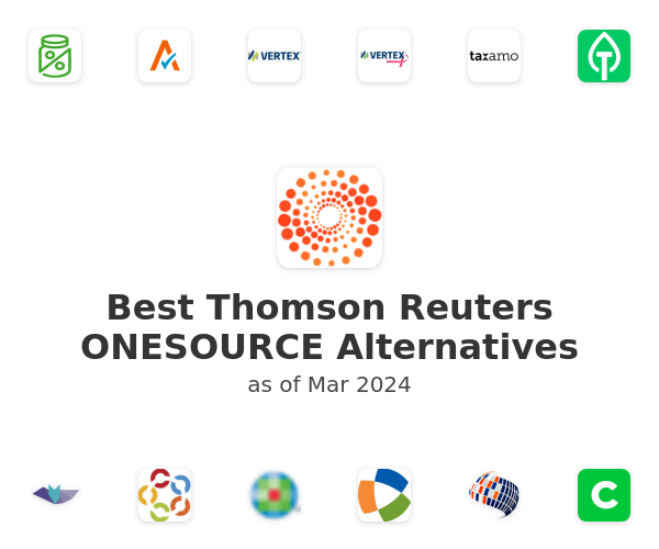 Best Thomson Reuters ONESOURCE Alternatives