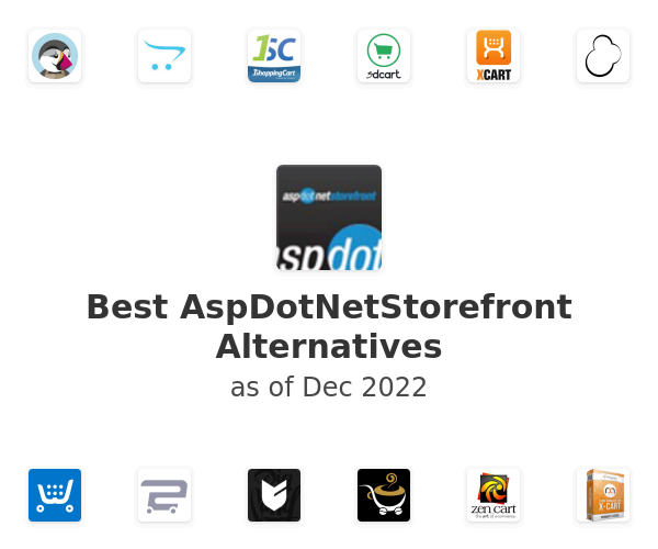 Best AspDotNetStorefront Alternatives