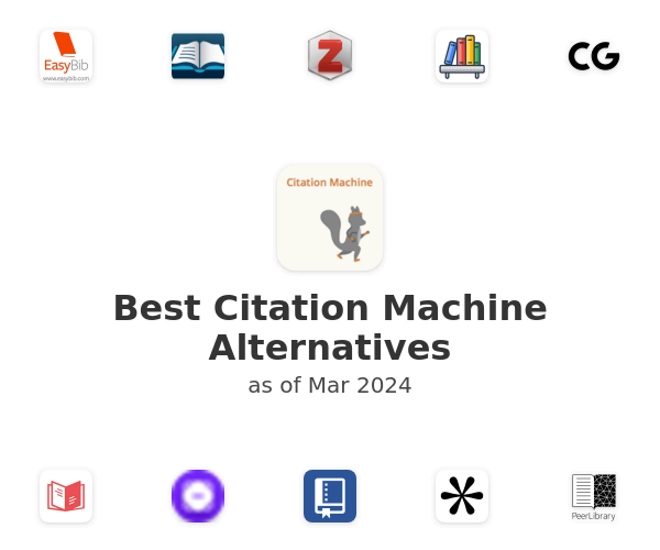 Best Citation Machine Alternatives
