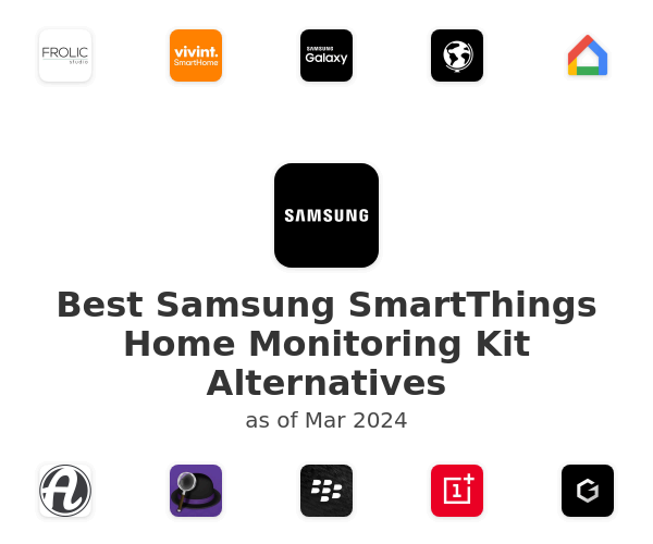 Best Samsung SmartThings Home Monitoring Kit Alternatives