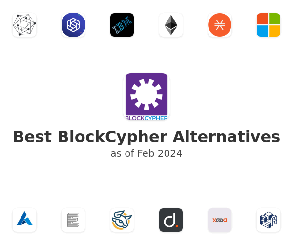 Best BlockCypher Alternatives