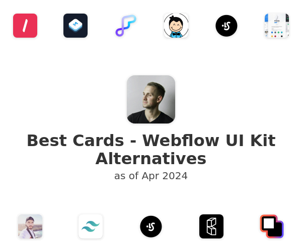 Best Cards - Webflow UI Kit Alternatives