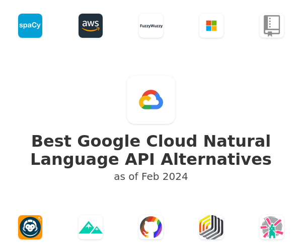 Best Google Cloud Natural Language API Alternatives