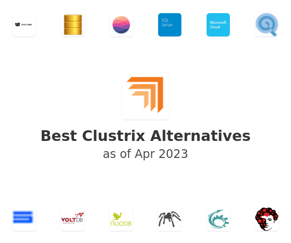 Best Clustrix Alternatives